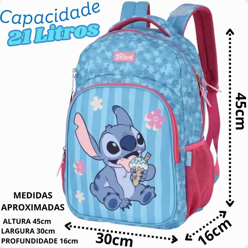 Mochila escolar stitch sorvete luxcel ref. ms50101sc0310un